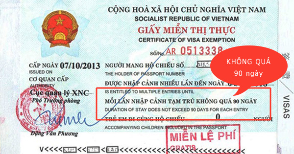 Miễn thị thực là gì?