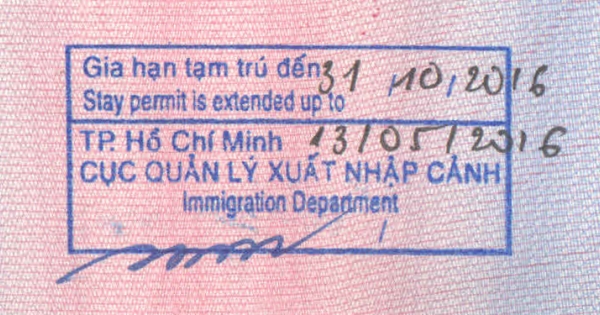 Thủ Tục Xin Gia Hạn Visa Việt Nam
